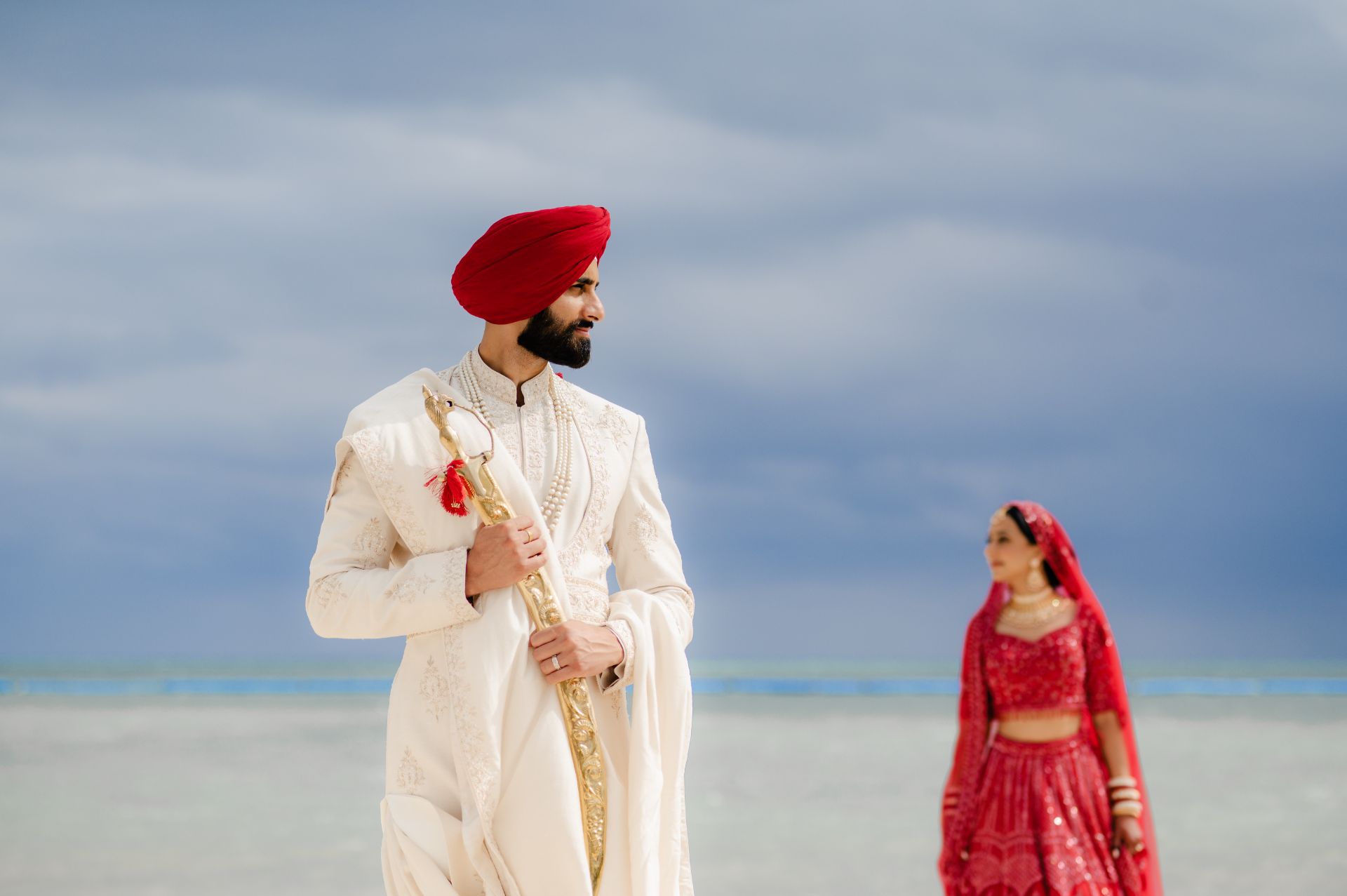 Kareena & Arshdeep destination wedding photography at Moon Palace in Mexico